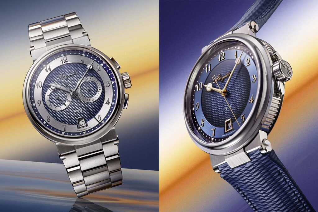 Breguet Refines the Marine 5517 and 5527 With More Elegant Dials Breguet Marine 5517 and Marine Chronograph 5527 with refined guilloche dials