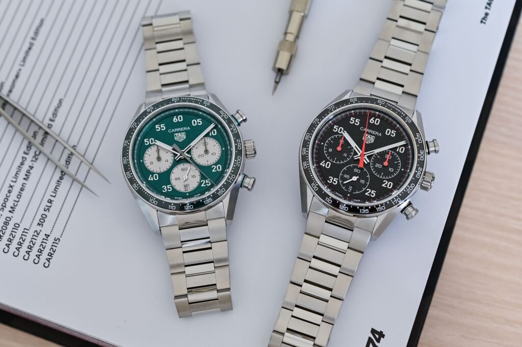 TAG Heuer Sharpens the Carrera Chronograph Sport in 42mm TAG Heuer Carrera Chronograph Sport 42mm with ceramic tachymeter bezel