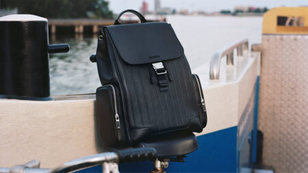 RIMOWA Never Still leather bags in Anthracite and Mocha for everyday travel