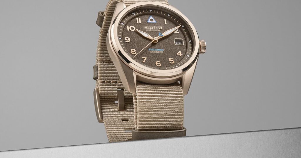 Alpina Startimer Pilot Solarmetre Brings Light Power to the Pilot Line Alpina Startimer Pilot Solarmetre watch with aviation-inspired styling