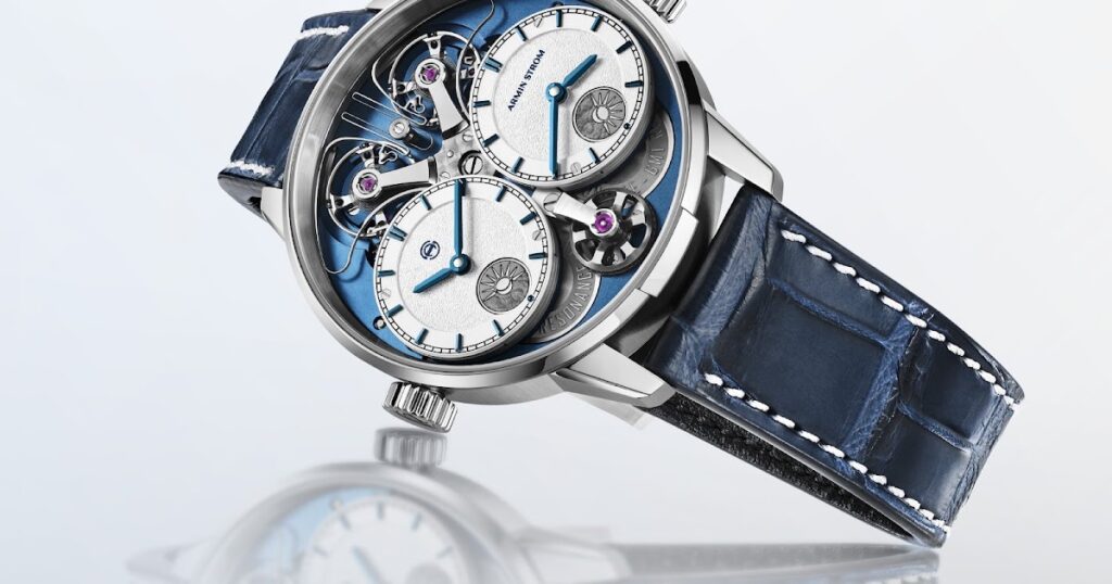 Armin Strom Dual Time GMT Resonance Manufacture Edition Blue watch