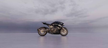 Aston Martin and Brough Superior Bring the AMB 002 Roadster to the Street Aston Martin Brough Superior AMB 002 Roadster with sculpted carbon fibre bodywork