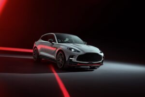 Aston Martin DBX S in Onyx Black with aggressive front grille