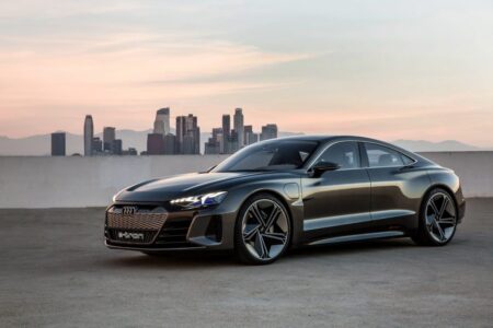 Audi’s September EV Buyout Deal Rewards Lease Customers Who Stay Put Audi e-tron GT parked on a modern city street
