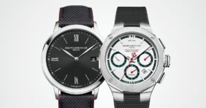 Baume & Mercier Brings Riviera 10897 and Classima 10898 to Historic Racing Baume & Mercier Riviera 10897 and Classima 10898 watches marking historic racing