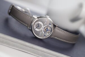 Breguet Classique Tourbillon 7357 platinum watch with anthracite guilloché dial