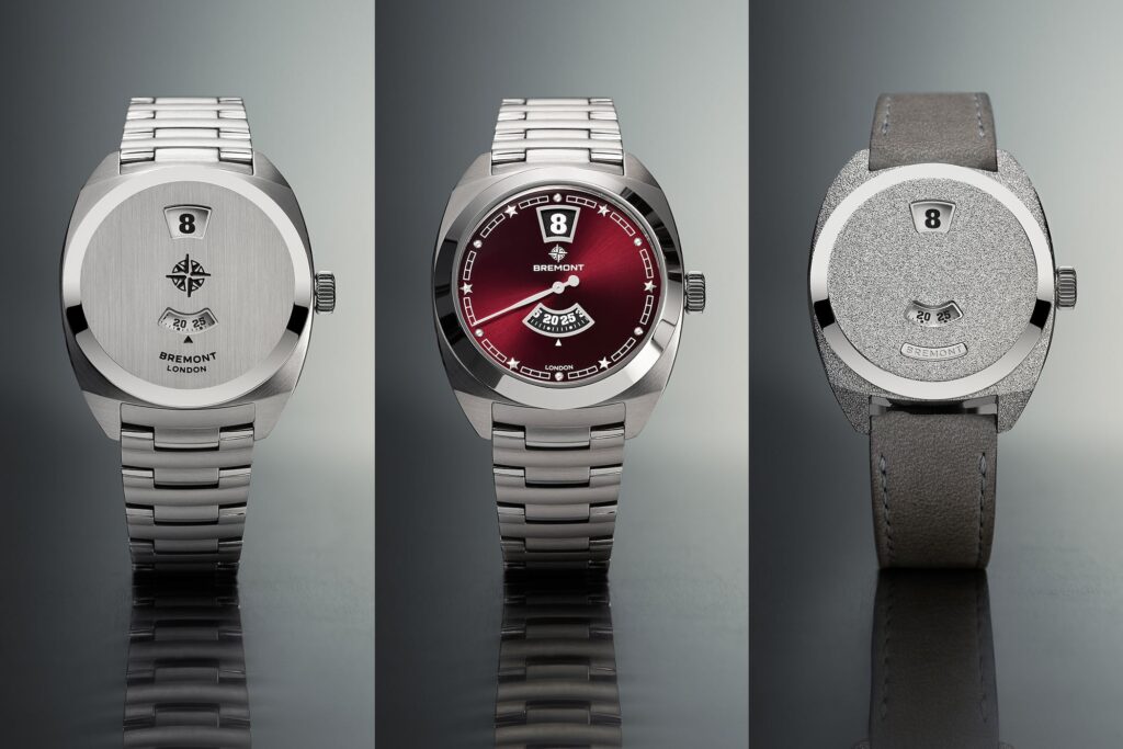 Bremont Shrinks the Terra Nova Jumping Hour and Adds Frosted, Pink and Burgundy Dials Bremont Terra Nova Jumping Hour watches in 35mm with frosted, pink and burgundy dial options