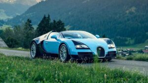 Bugatti Veyron Wimille Edition Sets $5.44 Million Auction Benchmark Bugatti Veyron Grand Sport Vitesse Jean-Pierre Wimille edition in Bleu Wimille and dark blue carbon fibre