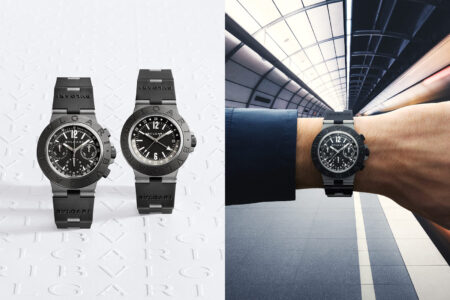 Bulgari Octo Finissimo Dual Time x Vianney Halter watch with multi-display dial