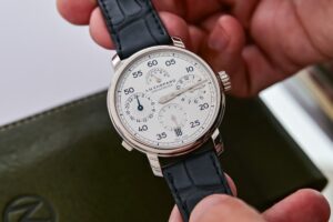 Chopard Brings the L.U.C Regulator Back in a Sharper White Gold Form Chopard L.U.C 1963 Heritage Regulator in ethical white gold with silver regulator dial