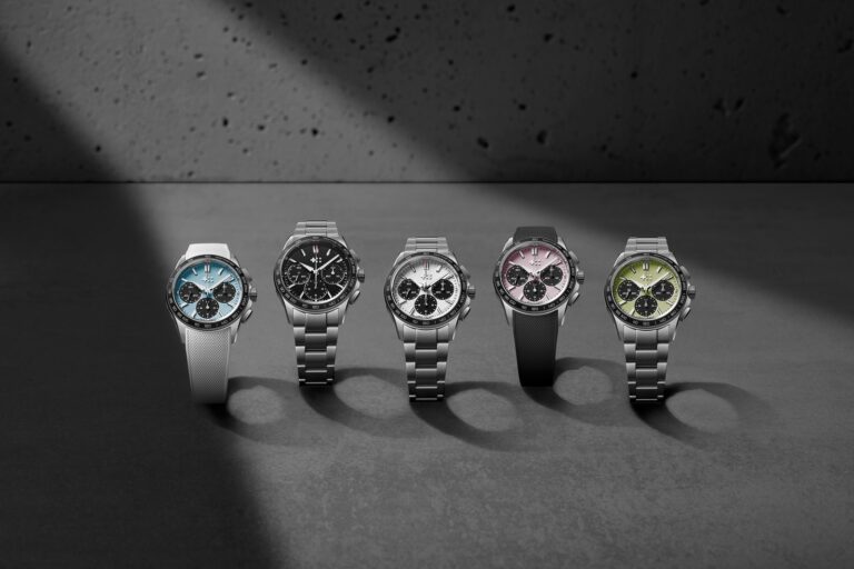 Christopher Ward Brings a Mechanical Chronograph Back to the C63 Sealander Christopher Ward C63 Sealander Chronograph with black subdials and ceramic tachymeter bezel