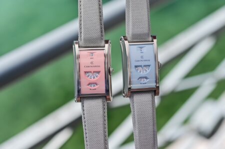 Chronoswiss Neo Digiteur Pastel Code Gives the Digital Regulator a Softer Edge Chronoswiss Neo Digiteur Pastel Code watches with Rose, Mint and Sky pastel dials