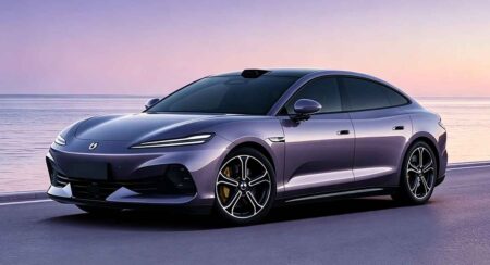Denza Z9S Sets Up a 1,194 HP Electric GT Launch in China Denza Z9S electric GT with a long body profile and performance-focused styling