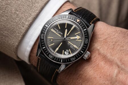 Favre Leuba Deep Raider Revival Jean Rousseau limited edition watches with leather fabric and rubber straps