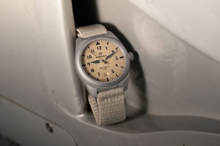 Formex AirField titanium pilot watch with aviation-inspired dial