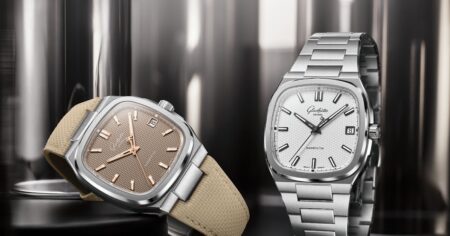 Glashütte Original 70s watch with vintage 1970s-inspired design