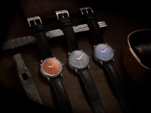 GoS Watches Keeps Damascus Steel at the Heart of Swedish Independent Watchmaking GoS Watches Winter Nights with a pattern-welded steel dial