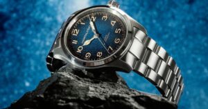 Hamilton Moves the Khaki Field Murph 38 mm Into Blue Hamilton Khaki Field Murph 38 mm with deep blue dial