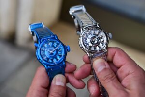 Hublot Classic Fusion Balloon Dog by Jeff Koons with inflated polished case design