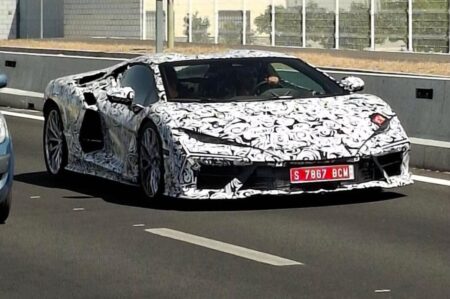 Lamborghini Revuelto facelift prototype shows a sharper evolution of the V12 flagship Lamborghini Revuelto facelift prototype testing with revised headlights and rear aero