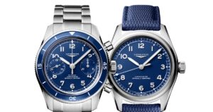 Longines Adds Blue to the Spirit Pilot and Spirit Pilot Flyback Longines Spirit Pilot and Spirit Pilot Flyback blue versions