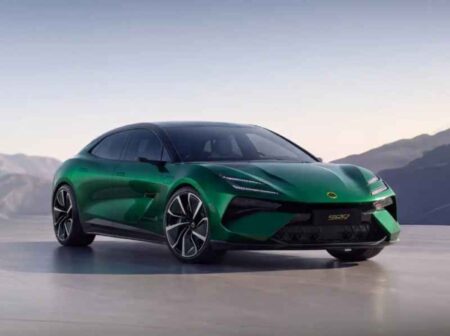 Lotus Emeya 900 Gold arrives in China with 918 hp Lotus Emeya 900 Gold electric four-door performance car