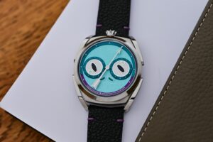 Louis Erard x Konstantin Chaykin Unfrogettable watches in turquoise and brown