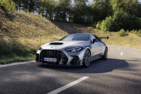Mercedes-AMG CLE 646 Spezialanfertigung Brings 646 HP to a Road-Legal Track Coupe Mercedes-AMG CLE 646 Spezialanfertigung track-focused coupe with wide body and fixed rear spoiler
