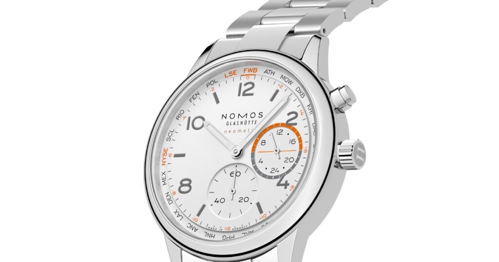 Nomos Marks Handelsblatt’s 80th With a Club Sport Worldtimer Nomos Glashütte Club Sport Worldtimer created for Handelsblatt’s 80th anniversary