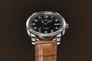 Oceaneva Tempus Pure titanium manual-wind dress watch on leather strap