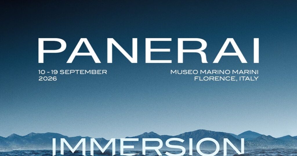 Panerai’s 2026 Immersion Exhibition Marks a Century of Its Florence Boutique Panerai boutique in Florence celebrating its 100-year anniversary