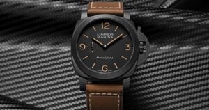 Panerai Luminor Marina PAM01707 Carbotech watch with vintage-inspired styling