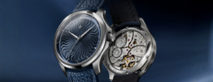 Venezianico Redentore Levius titanium dress watch with hand-guilloché Zefiro dial