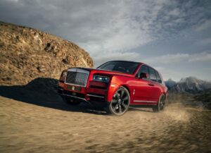Rolls-Royce Cullinan luxury SUV parked in an urban setting
