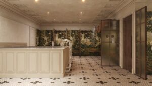SONARA bathing and dining club in Chelsea with a serene banya-inspired wellness interior
