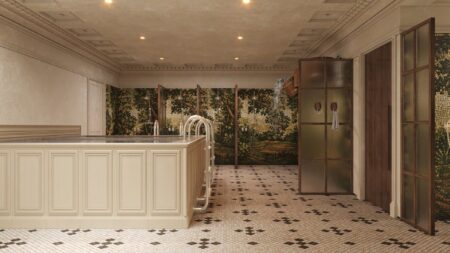 SONARA bathing and dining club in Chelsea with a serene banya-inspired wellness interior
