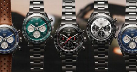 TAG Heuer Carrera Chronograph Sport 42 mm with tachymeter bezel and tricompax dial