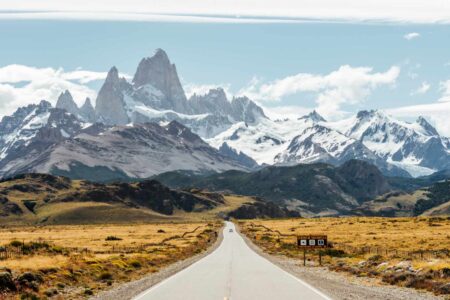 A remote mountain and wilderness landscape suited to slow travel