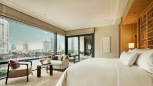 Luxury hotel skyline view representing The World’s 50 Best Hotels 2026 ranking