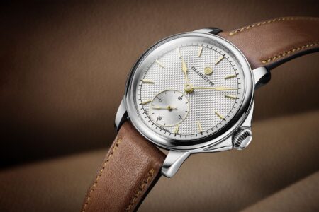 Tutima’s Patria Small Seconds returns in polished titanium with 18k gold hands Tutima Patria Small Seconds in polished Grade 5 titanium with silvery-white dial and gold accents