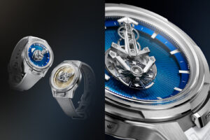 Ulysse Nardin Freak One Blue Enamel and Freak One Guilloché anniversary watches