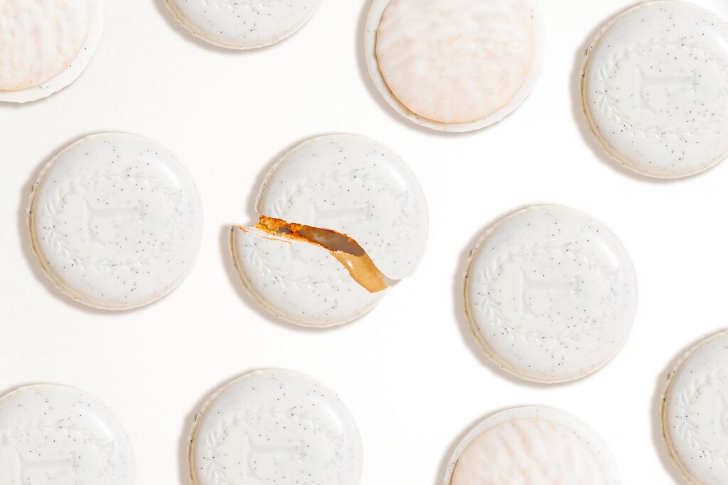 Ladurée’s Eugénie Biscuit Gives the Maison a New Signature Beyond the Macaron Ladurée Eugénie biscuits in colourful flavours arranged in an elegant gift box