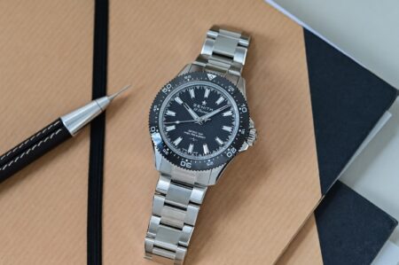 Zenith Recasts the Chronomaster Sport as a High-Frequency Time-Only Watch Zenith Chronomaster Solo Sport watches with ceramic patterned dials and steel bracelets