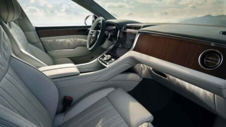 Bentley’s Torcal EV Skips the Passenger Screen by Design Bentley Torcal EV interior dashboard without a passenger display