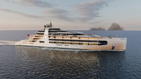Maybach Ocean Club Takes the Private Superyacht Model Beyond Ownership Maybach Ocean Club superyacht at anchor in a refined Mediterranean setting