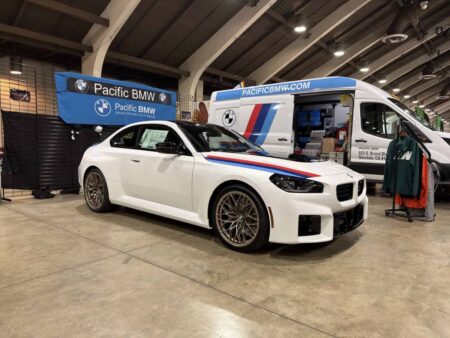 BMW M2 Turbo Design Edition in Alpine White with Motorsport stripes