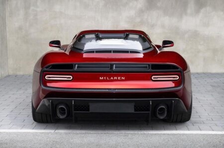 McLaren’s new logo reaches back to Bruce McLaren’s Auckland roots McLaren wordmark on the rear of the McL 6GT