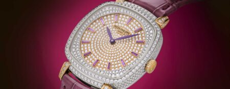 Six Patek Philippe Gondolo Ladies First watches in gold with diamond-set dials and coloured gemstone markers