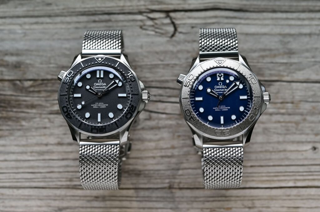 Omega Seamaster Diver 300M James Bond and Spectre steel watches
