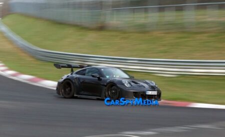 Porsche’s Next 911 GT2 RS Could Arrive With Hybrid Power in 2027 Porsche 911 GT2 RS prototype imagined testing on a racetrack